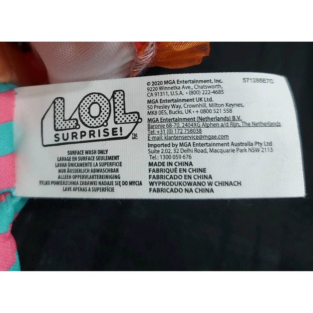 LOL Surprise Neon QT Huggable Soft Plush Stuffed Toy, ‎ 16